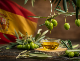 Olio con bandiera spagnola