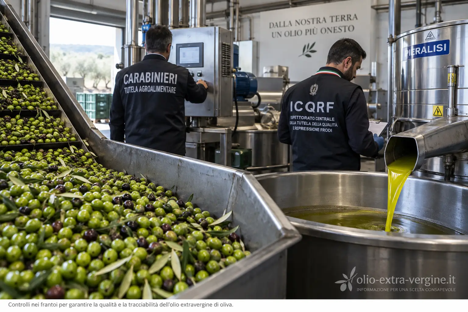 Vendita delle olive ai frantoi: quando rese e moliture possono nascondere frodi sull’olio 1 controlli vendita olive