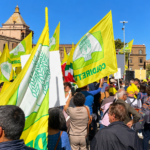Palermo, 3.500 agricoltori davanti all’ARS: costi e crisi dell’olio al centro della vertenza 7 Bandiere Coldiretti tra la folla