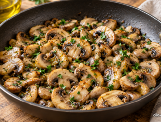 Champignon dorati in padella