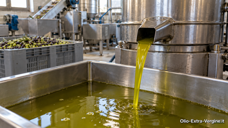 Olio ottobre 2026, produzione a 31.845 tonnellate: resa media al 12,59% 4 Olio dorato dal frantoio italiano