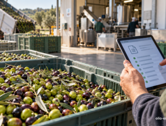 Olive e tracciabilità digitale al frantoio