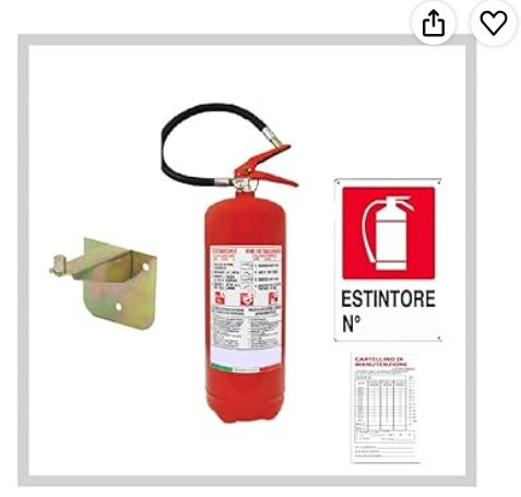 cassetta porta estintori